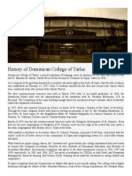 History of Dominican College of Tarlac