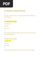 85 Automata Mcqs