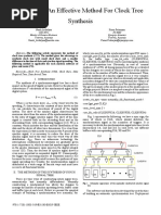 Processing An Effective Method For Clock Tree Synthesis: Narek Avdalyan Kamo Petrosyan