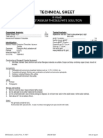 Technical Sheet: K-Vite® Potassium Thiosulfate Solution