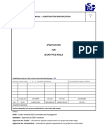 Specification: G&P Geotechnics SDN BHD Secant Pile Walls Specification 20 July 2011