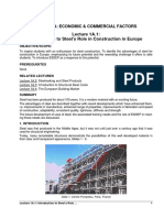 Lecture 1A.1: Introduction To Steel's Role in Construction in Europe