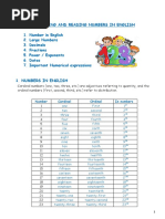 13.numbers in English