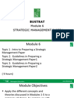 2 Bustrat Module 6 Strategic Management Paper