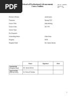 Data Mining Course Outline