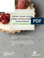 Solve Your Clean Label Development Challenges: With Ingredion