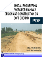 Geotechnical Engineering Challenges for Highway Projects on Soft Ground