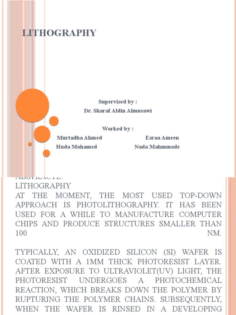 Photolithography Process Guide | PDF | Photolithography | Technological ...