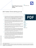 德银 全球投资策略之全球固定收益2021年展望：还需要迎头赶上 2020.12.22 110页