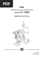 Model Service Manual: Ophthalmic Yag Laser System