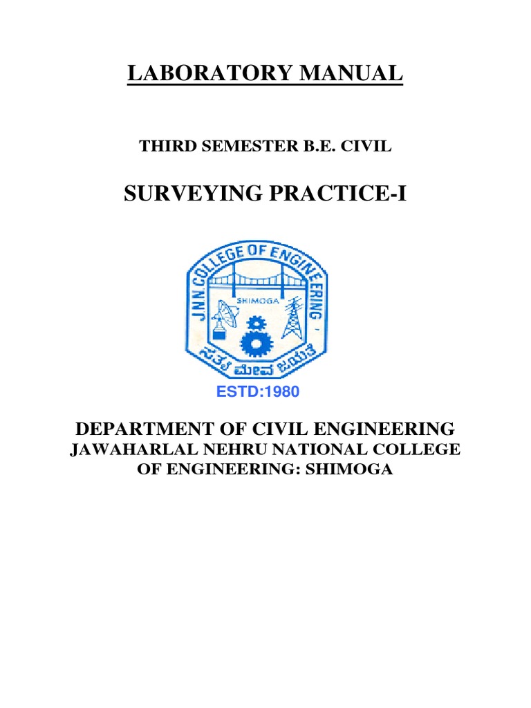 Survey Manual PDF Surveying Compass