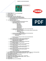 TOKHEIM V12 COLD START PROCEDURE