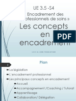 Les Concepts en Encadrement Des Professionnels de Soins 2018-2019