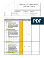 Form Penilaian Kinerja Pegawai