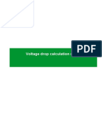 Voltage Drop Calculation Report