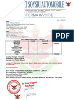 Proforma Invoice: 399 Pradit Manutham Road, Wang Thonglang, Bangkok 10310, Thailand