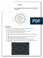 Lab No 10 Title: To Draw Simple Part Drawing of Machine Element in Autocad Drafting and Annotation Module Exercise 2. Model No. 22