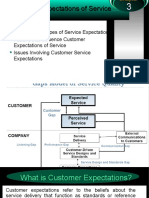 Customer Expectations of Service Customer Expectations of Service