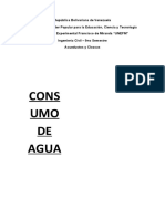 Consumo de Agua