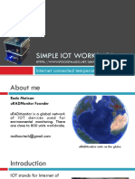 Simple Iot Workshop: Internet Connected Temperature Sensor