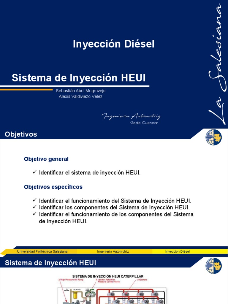 Sistema de Inyección HEUI | PDF | Inyección de combustible | Motor diesel