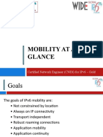 Mobility at A Glance: Certified Network Engineer (Cne6) For Ipv6 - Gold