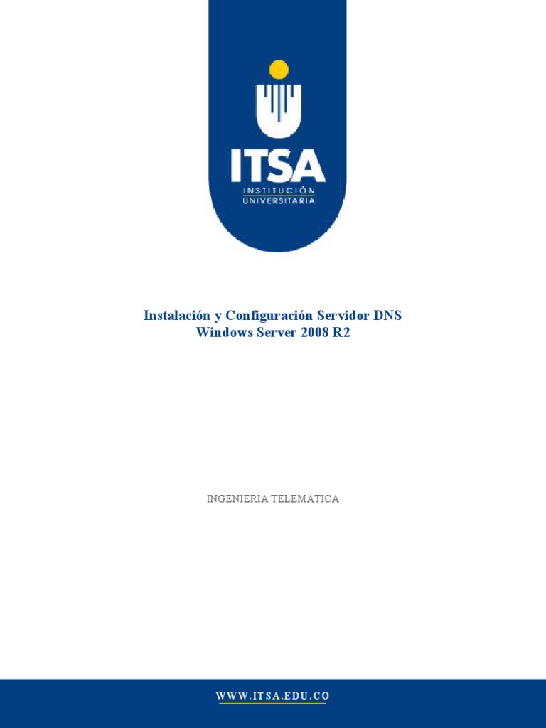 Instalación de Servidor DNS en Windows Server | PDF | Dirección IP ...