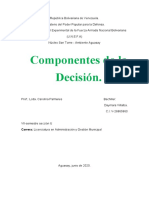 componentes de la decision