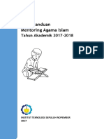 Tim Dosen Mata Kuliah Agama Islam ITS, “Buku Panduan Mentoring”, ITS Press, 2017. (Book)