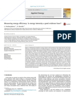 Proskuryakova - 2015 - Measuring Energy Efficiency - Is Energy Intensity A Good Evidence Base