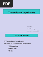 Slide On Transmission Impairment