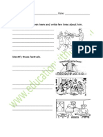 Festivals and cultural icons worksheet