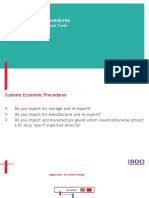 Customs Savings Procedures: BDO Customs and International Trade