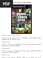 Códigos de GTA San Andreas para PS2ggfjt, PDF, Bens manufaturados