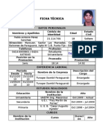 Ficha Técnica. Pablo