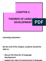 Chapter 2-Theories of Language Development