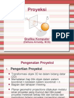 Kuliah 8 Proyeksi Grafika Komputer