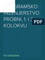 Skripta Programsko Inženjerstvo FOI Probni-Prvi-Drugi-kolokvij (Q-and-A) 2020 Godina PDF