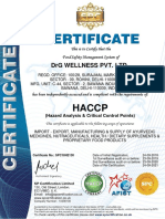 Certificate Haccp 2