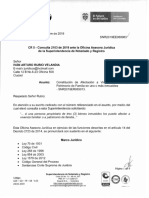 Constitución de afectación a Vivienda familiar y o Patrimonio de Familia en uno o más inmuebles.