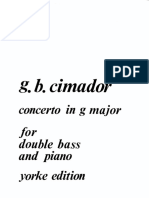 Cimador - Concerto