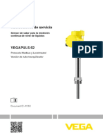 ES Instrucciones de Servicio VEGAPULS 62 Protocolo Modbus y Levelmaster Versión de Tubo Vertical