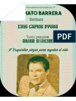 EL CHATO BARRERA. Bambuco Por Luis Carlos Prada. Transc. para Piano Por Gerardo Betancourt.