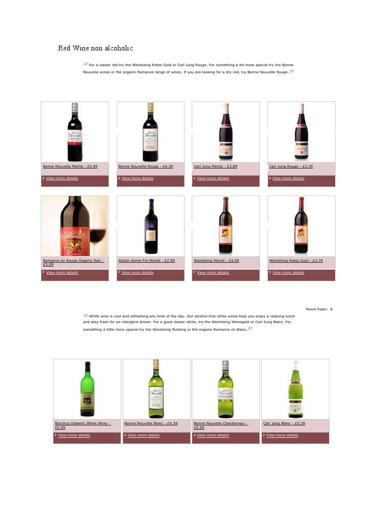 Red Wine Non Alcoholic PDF Cider Beer