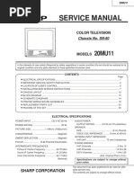 Service Manual: Color Television Chassis No. SN-80