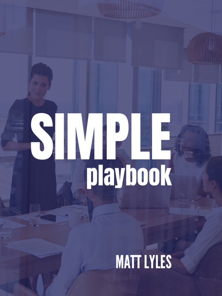 SIMPLE Playbook | Descargar gratis PDF | Brand | Apple Inc.
