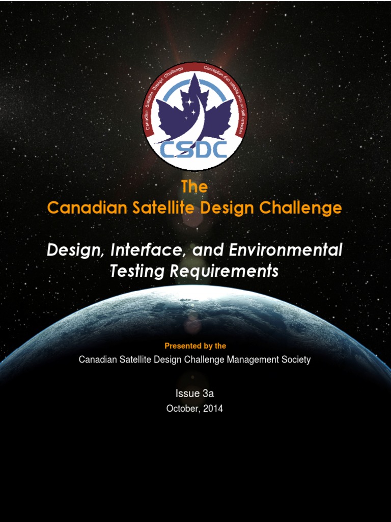 CSDC Satellite Testing Requirements | PDF | Satellite | Switch