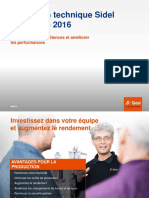 Sidel Techical Training Catalogue 2016 FR