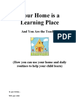 Your Home Is A Learning Place - English 002