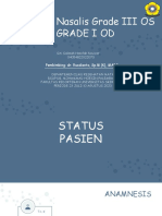 Pterigium Grade III OS + Grade I OS